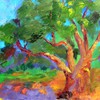 arbre solitaire
						( 14 X 18 ) Offerte à Michel Deschênes