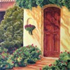 la porte brune
						( 16 X 20 ) Offerte à Michelle et Gilles
