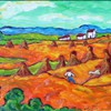 les foins
						( 20 X 16 ) Offerte à Francine Carmel et Pierre Gaudreau
